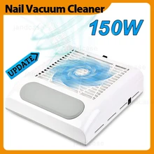 

150W Nail Dust Collector Manicure Machine Tools Strong Power Nail Vacuum Cleaner With Remove Filter Nail Extractor Fan
