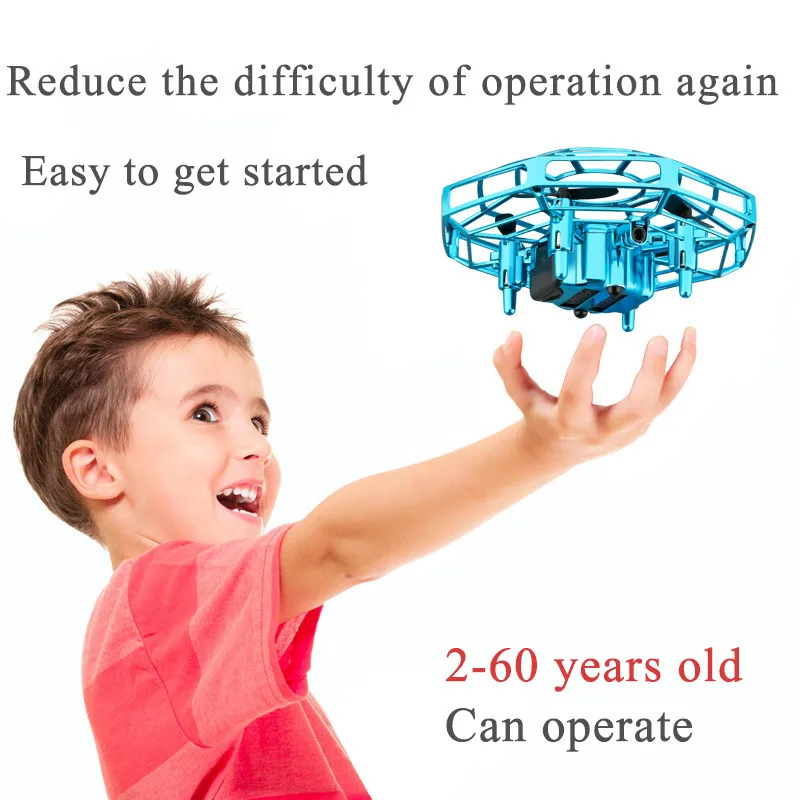 

Mini Drone UFO Toys Infrared Sensing Control Hand Flying Aircraft Quadcopter Infraed RC Helicopter Kid Toy