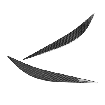 

2pcs/set Headlight Eye Lid Cover Carbon Fiber Black Left Replaces Useful