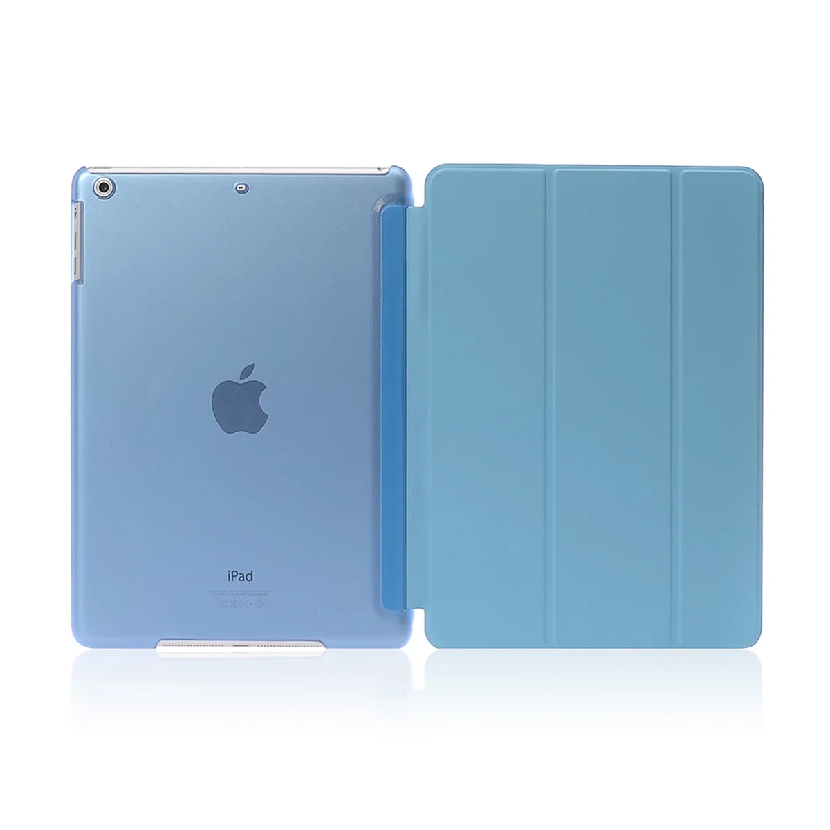 Смарт-кожаный чехол-подставка для планшета для Apple iPad Air 2 Air2 PU Wake для I Pad 6 Sleepcover Ipadstand кожаный чехол A1566 A1567 - Цвет: Синий