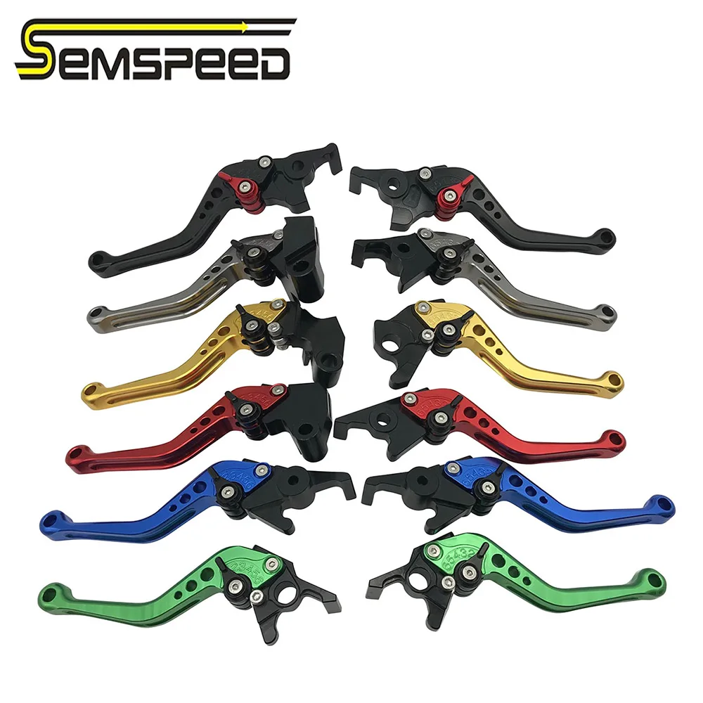 SEMSPEED Мотоцикл с ЧПУ Короткие сцепные рычаги ручки для Yamaha FZ6 FAZER 2004 2010 FZ1 2006 2015