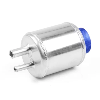 

Universal Power Steering Fluid Reservoir Tank Aluminum 1000 ML Replace Set Parts
