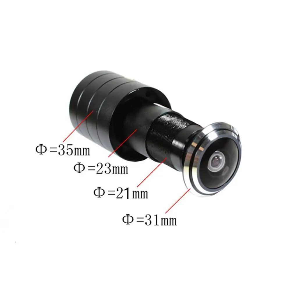 SHRXY горячая Распродажа 170 широкоугольный 800tvl CCD проводной мини дверной глазок с