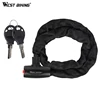 WEST BIKING Bicycle Lock MTB Road Bike Safety Anti-theft Chain Lock With 2 Keys Outdoor Cycling Bicycle Accessories Bike Lock ► Photo 2/6