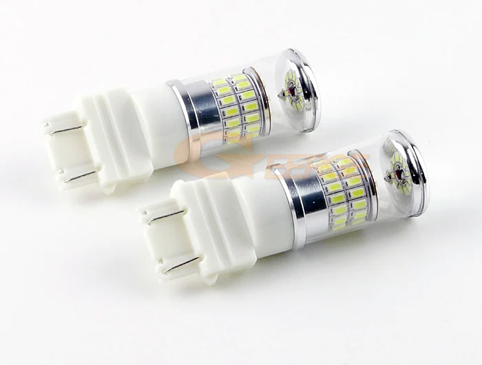 Ultra bright White Reflector 3157 LED Bulbs Daytime DRL light For Chevrolet Tahoe Avalanche Suburban 1500 2500 2007-2014