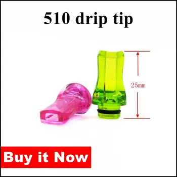

510 Drip Tip 510 MTL Vape Drip Accessories for Electronic Cigarette Atomizer RTA Tank RDA 510 Berserker RTA