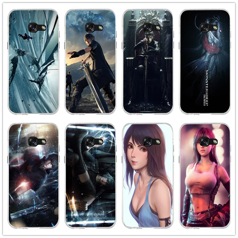 Чехол Final Fantasy Noctis and Puppy XV для samsung Galaxy J1 J2 J3 J5 J7 A3 A5 A7, мягкий силиконовый чехол из ТПУ