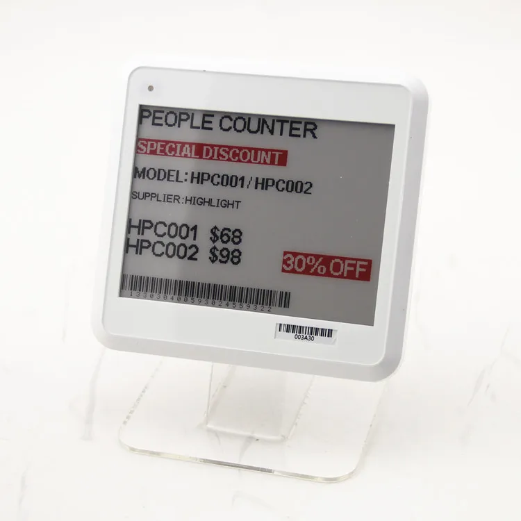Highlight 7.5 inch 433MHz solution Electronic Shelf Label ESL price tag for Supermarket