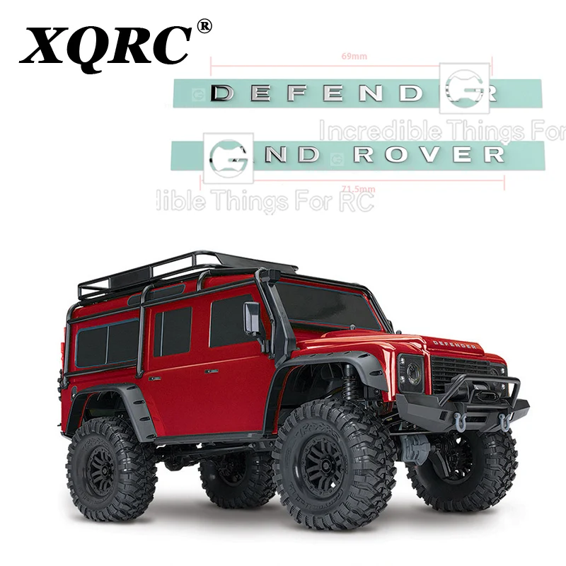 

RC Car GRC Traxxasrc LAND ROVER DEFENDER Metallic Vehicle Logo TRX4 RC4WD D90 D110 DEFENDER Labeling
