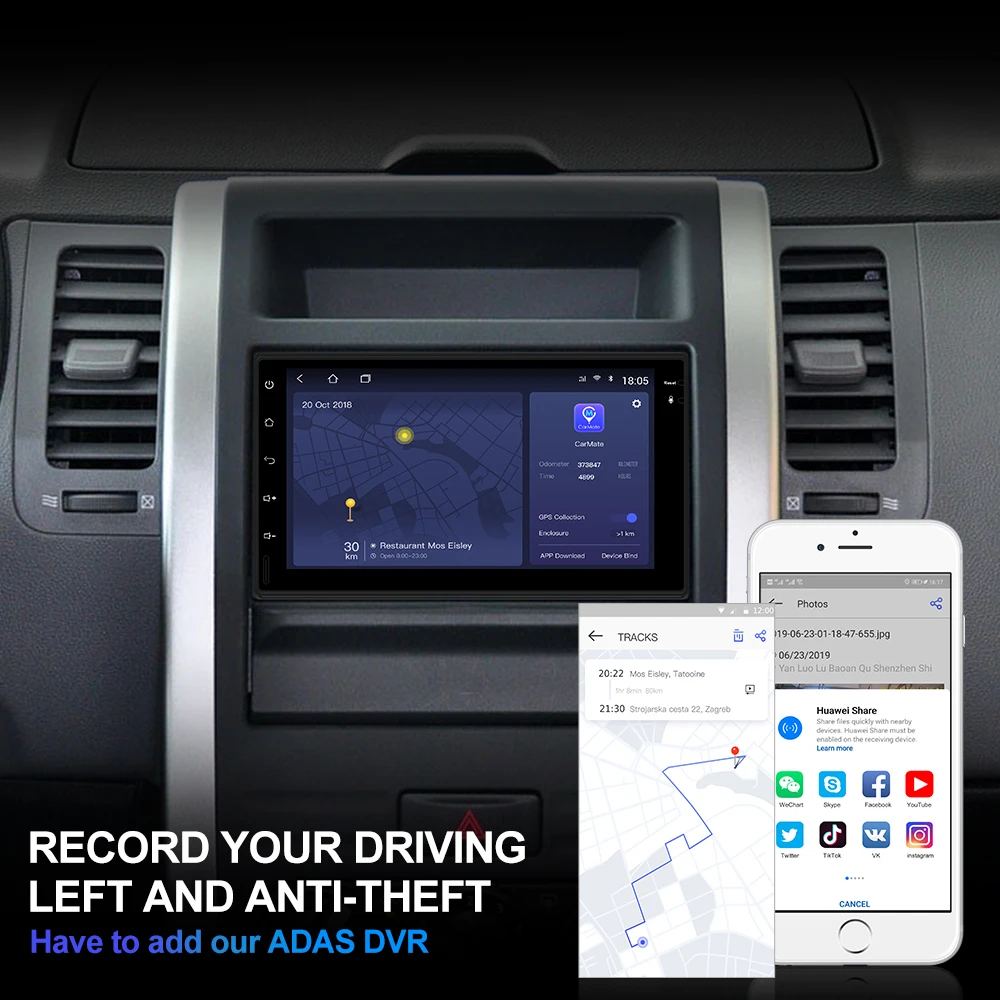 Isudar H53 4G Android 2 Din Auto Radio Für Nissan/Xtrail/Tiida/Hyundai/KIA Auto Multimedia GPS 8 Co
