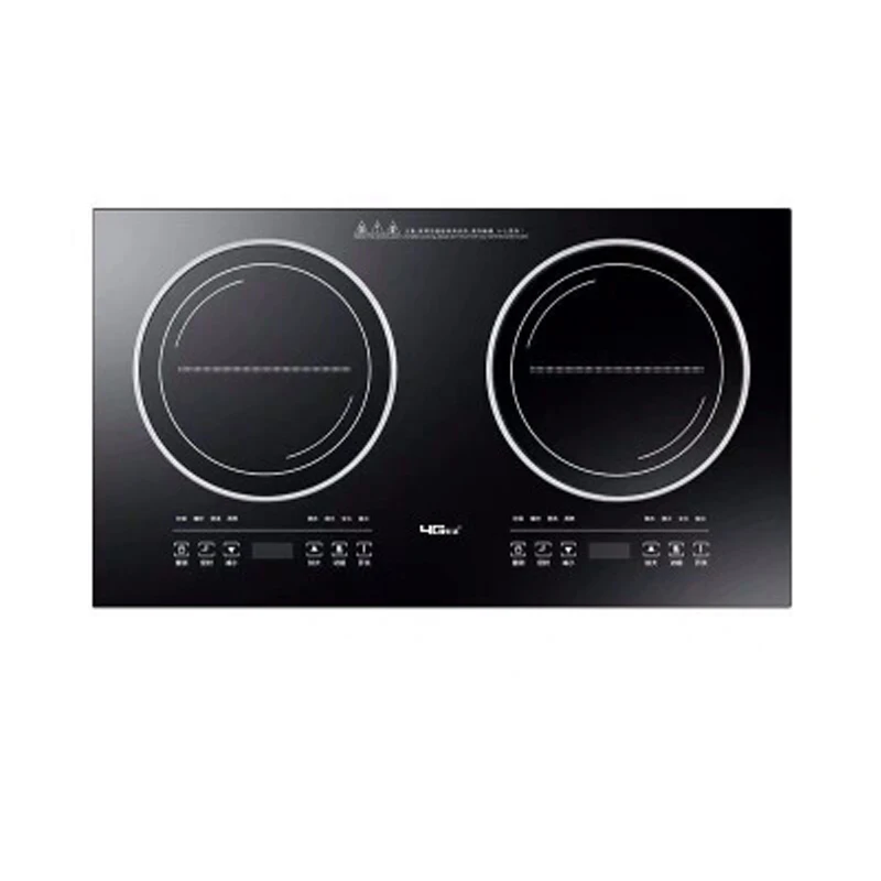 Built-in Panel Cooktop Double-burner Electric Cooktop Induction Cooker And  Ceramic Cooker Double Stove Embedded Dual Use