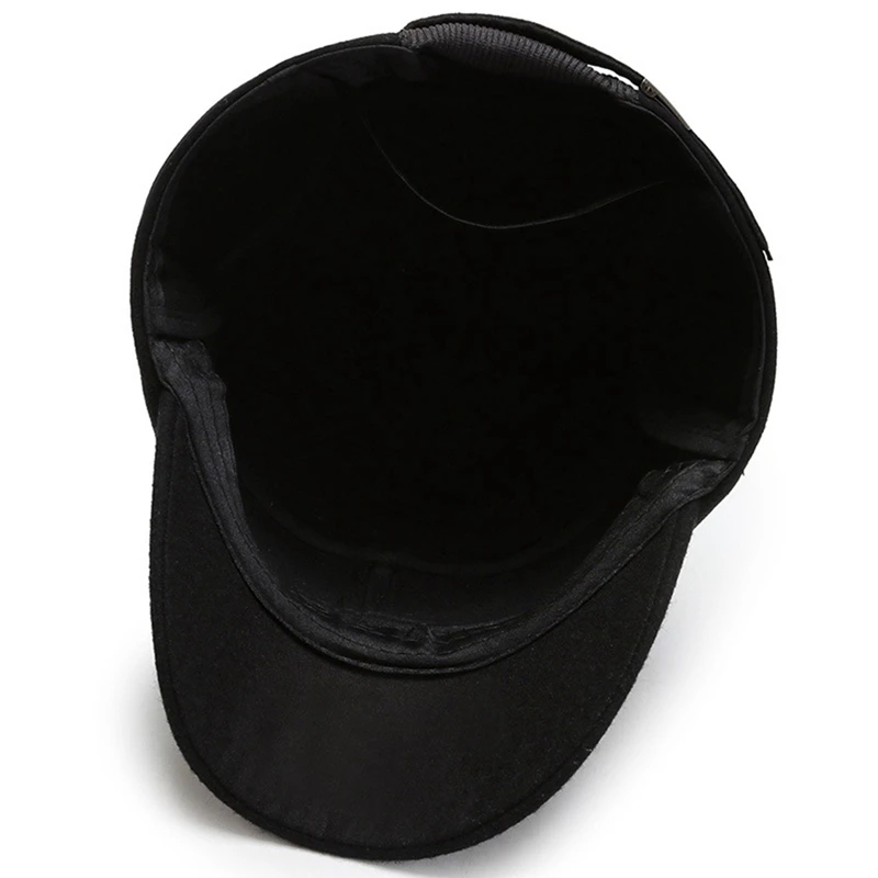 Зимняя кепка для защиты ушей, шерстяная шляпа, Мужская Ретро Женская кепка, Повседневная Классическая Кепка в стиле Гэтсби, плоская кепка