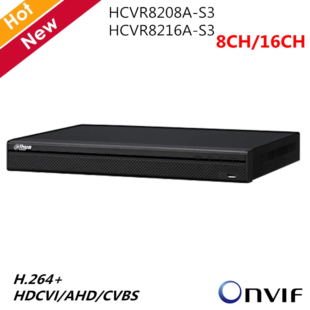 Dahua X86 Series 8 Channel 16 Channel HCVR Recorder H.264+ 1080P HDCVI AHD CVBS Video inputs 256Mbps HCVR8208A-S3 HCVR8216A-S3