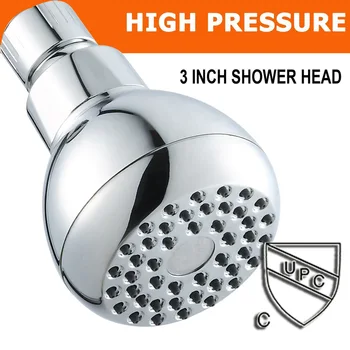

CUPC amazon 3 inch shower low pressure booster shower nozzle small hotel bath shower nozzle nozzle