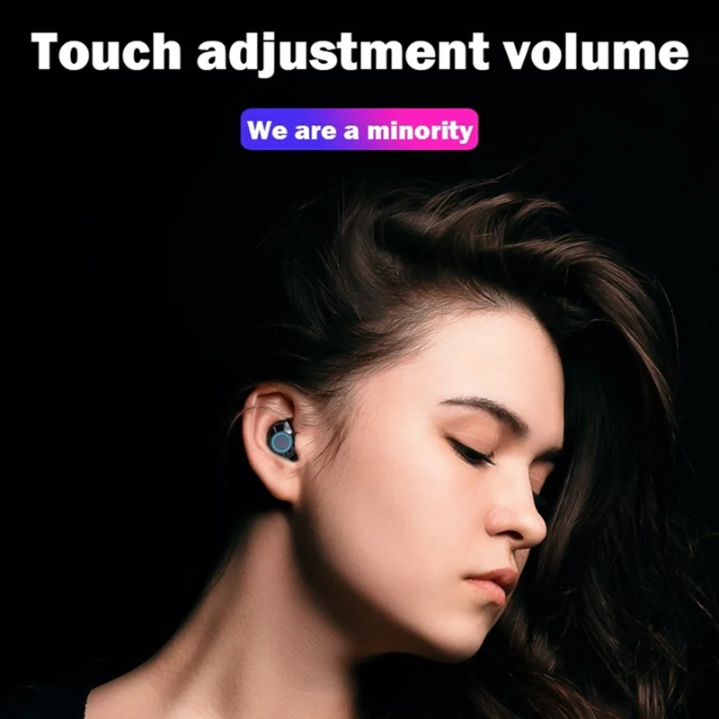 X6 Mini Wireless Bluetooth Earphone Touch Control IPX6 Waterproof HIFI Sound Earbuds Bluetooth 5.0 Quick Connect Smart Earbuds