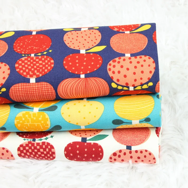 Высокое качество, хлопок, пэчворк, фруктовая струна, печать tissu, ручная работа, сделай сам, рот, Золотая сумка, платье, платье, ткань для детской одежды