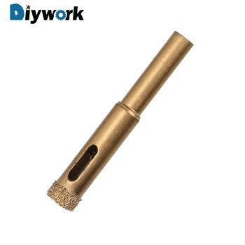 

DIYWORK 1 piece 6mm 10mm Bits Hole Saw Glass Granite Cutter Opener Bits Diamond Coated Drill Accessories Glass Hole Pot Making