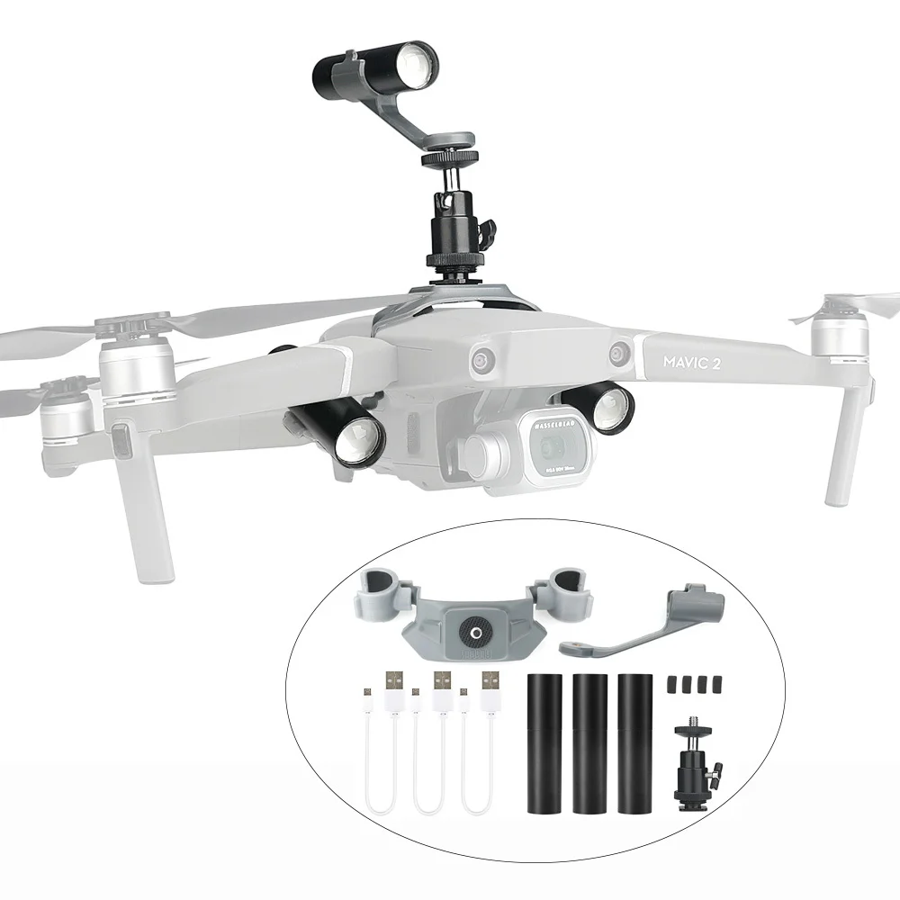 Ночной F Светильник Лампа Комплект Mavic 2 светодиодный головной светильник с
