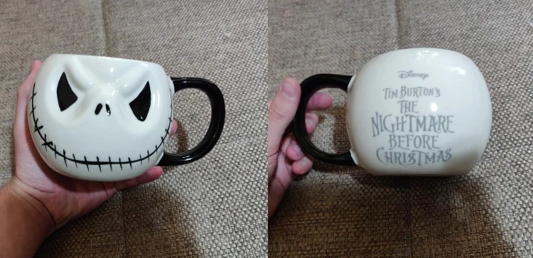 New Arrival Jack Skellington Mug, "The Nightmare Before Christmas" Cartoon Coffee Mug Horrifying Tea Cup for friends gift