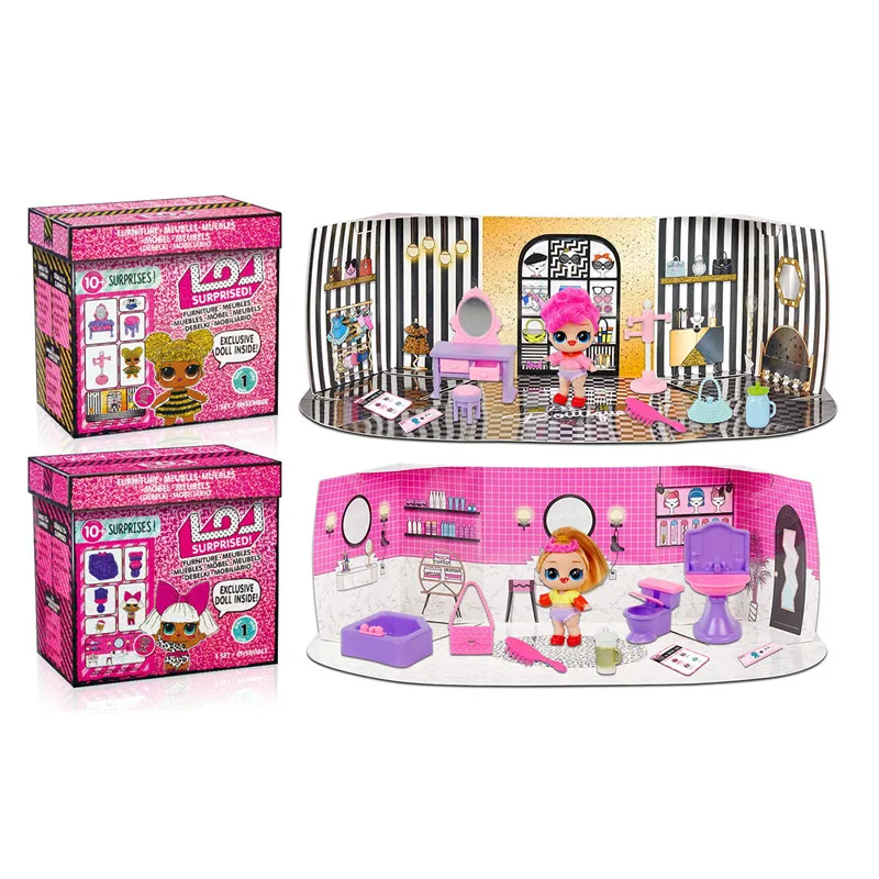

L.O.L.SURPRISE! Lol dolls Surprise toys Girl in furniture suit playing house Doll Generation DIY Model Doll Toy lol dolls Gift