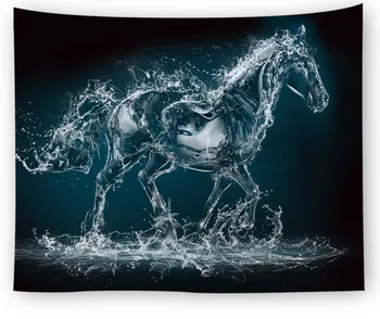 

Dream Horse Print Wall Hanging Cloth Photography Background Cover Home Living Room Polyester Tapestry Beach Cushion