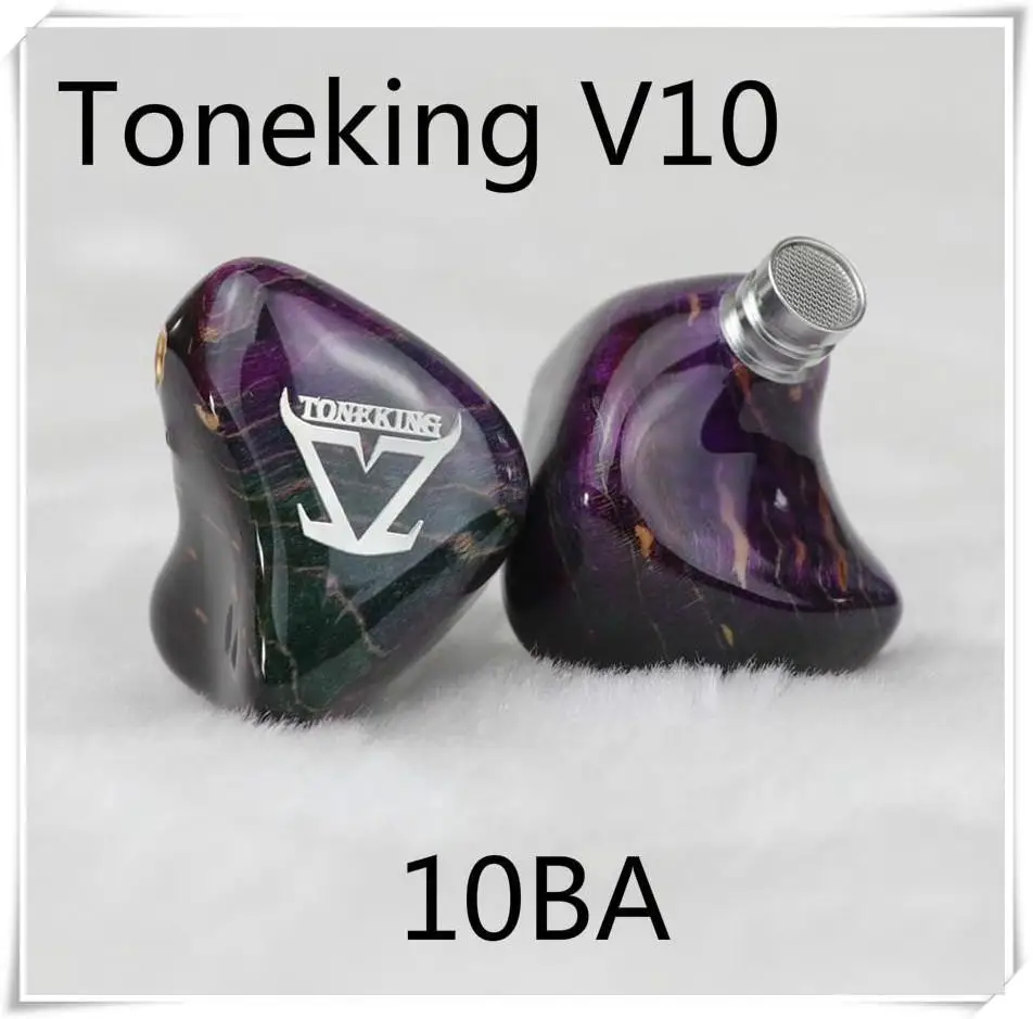 TONEKING V10 10 сбалансированная арматура 10BA Hifi музыкальный монитор Студия под заказ