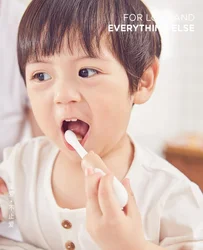 Cepillo de dientes de entrenamiento de silicona suave para niños, herramienta para el cuidado bucal, artículos infantiles, 1 unidad