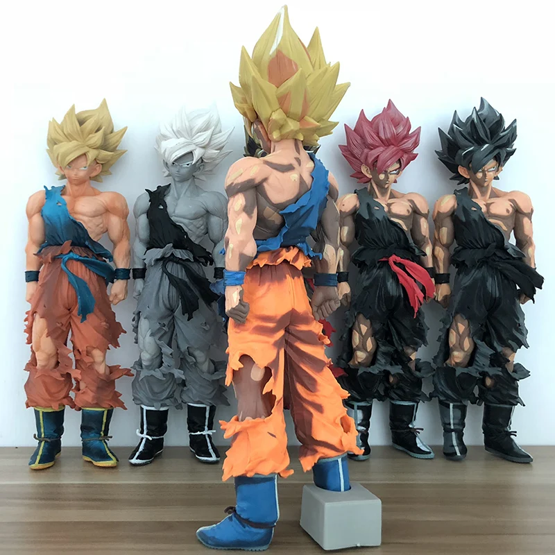 Стиль 6 в стиле аниме «Драконий жемчуг зет ВСГУ Сон Гоку фигурка Super Saiyan Kakarotto пластиковая фигурка героя модель игрушки 34 см