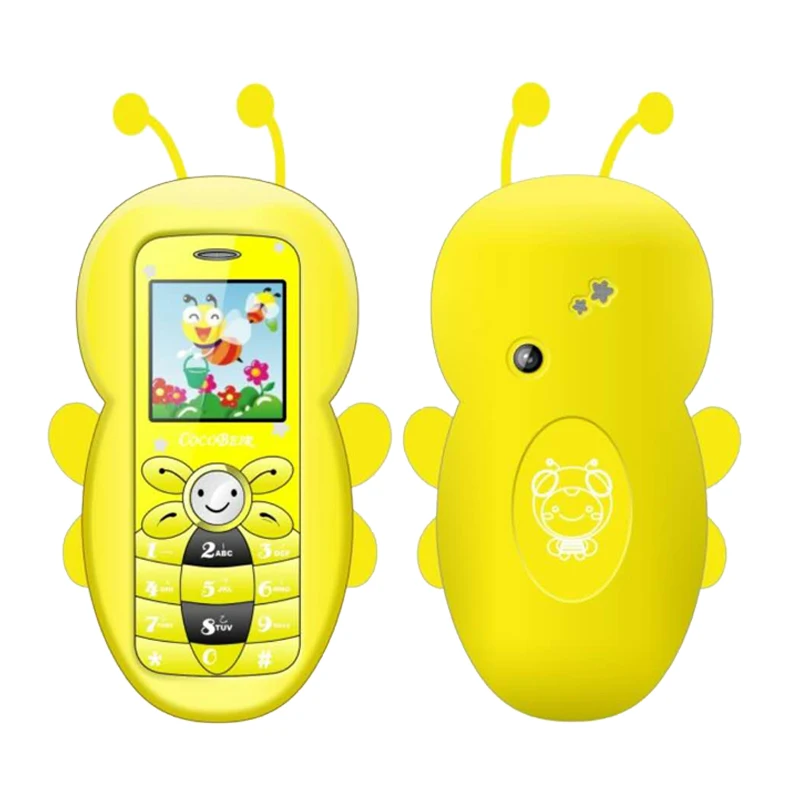 

Mini Cute Cartoon Bar Phone Dual Sim Card Mobile Phone Bluetooth Student Child Cellphone With Camera