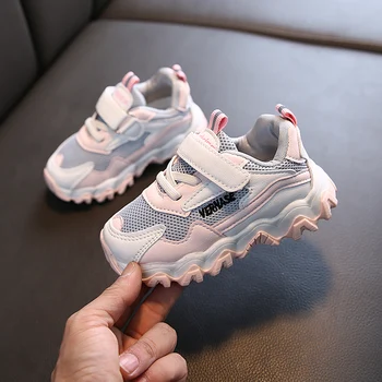 

Kids Shoes Child Sneakers Breathable Casual Running Trainers Bosy Girls Children Sport shoes Soft Bottom Girls SYY109