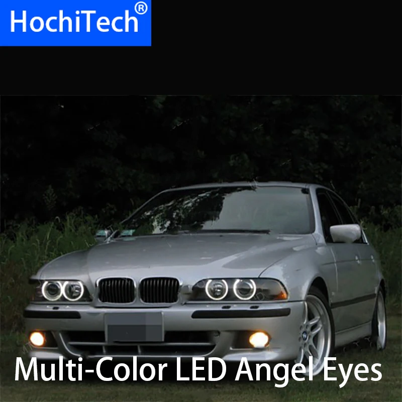 HochiTech ультра яркий мульти Цвет RGB комплект светодиодов глаза ангела с пультом