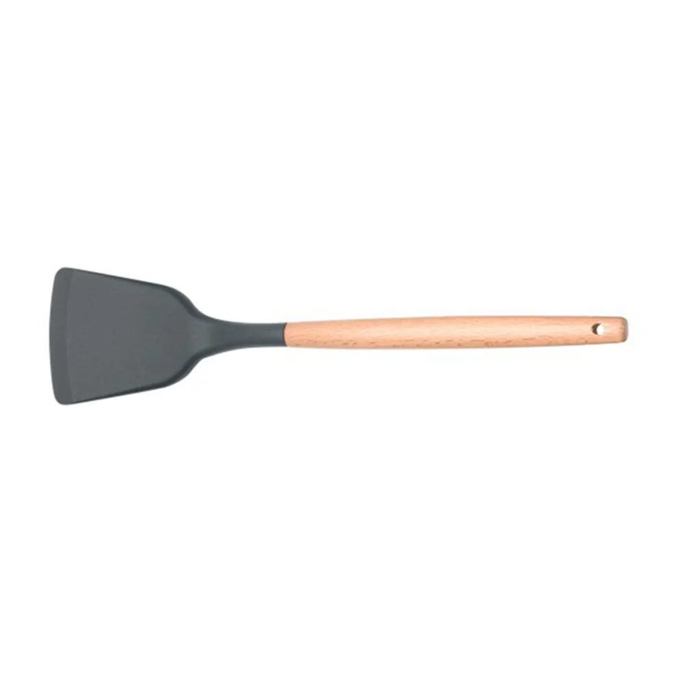 1 шт. силиконовые антипригарные Тернер суповая ложка лопатка скребок Паста Сервер Жаростойкие кухонные инструменты наборы кухонных принадлежностей