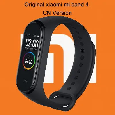 In Stock Original Xiaomi Mi Band 4 Smart Miband 3 Color Screen Bracelet Heart Rate Fitness Tracker Bluetooth5.0 Waterproof Band4 - Цвет: mi band 4 CN version