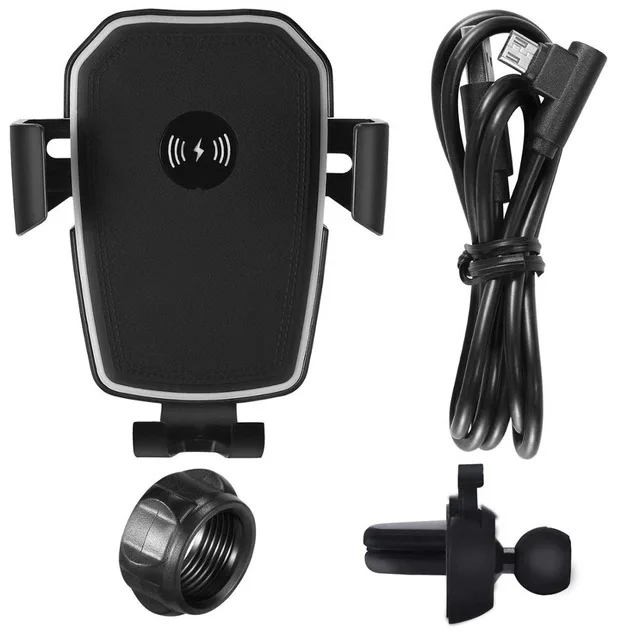 Air Vent Stand FDGAO автомобильное крепление Qi Беспроводное зарядное устройство для iPhone 11 Pro X XR XS Max 8 samsung S10 S9 Note 10 9 10 Вт Быстрая зарядка автомобильный держатель телефона - Цвет: Air Vent Stand