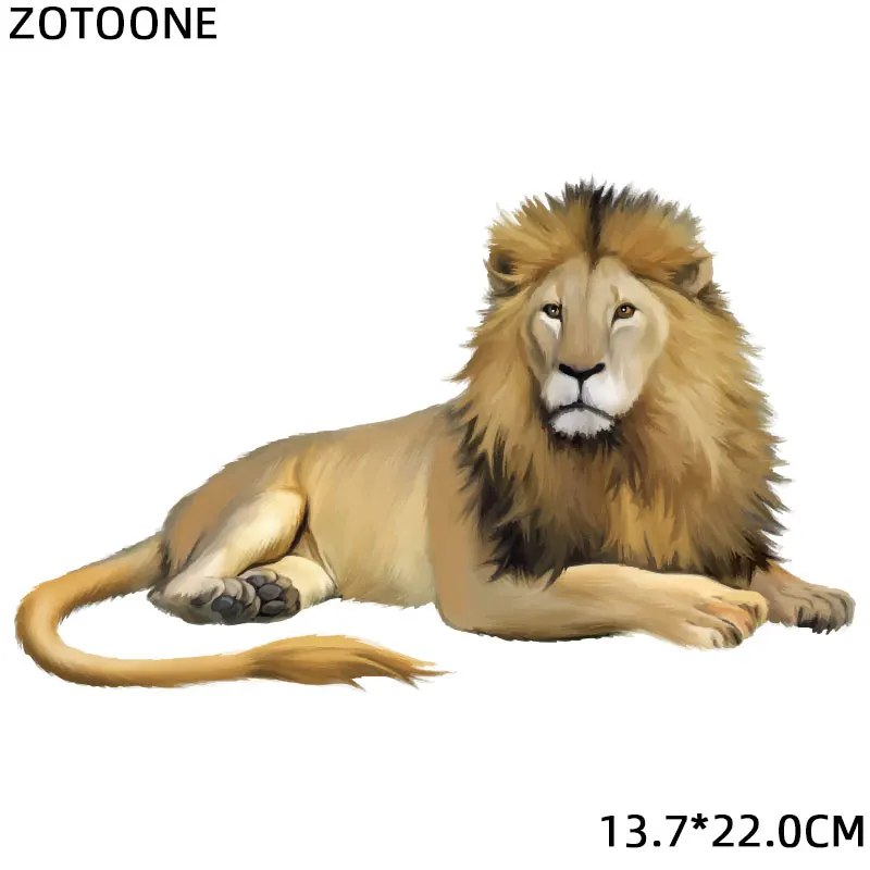 ZOTOONE, милые животные, железные передачи, одежда, волк, панда, собака, патч, наклейка, сделай сам, дети, термо, передача тепла, футболка с принтом G - Цвет: BZT0065