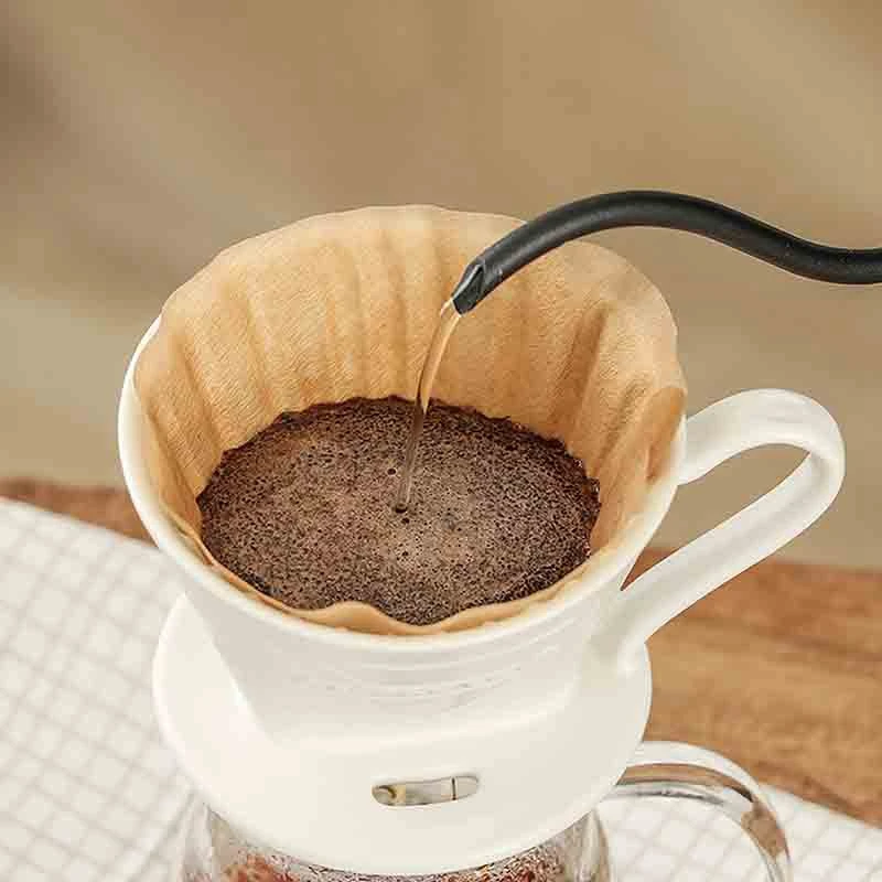 

Coffee Filters Cone, 200 Count #2 Natural Brown Unbleached Paper, Disposable Filter Pour over Dripper, Personal Compostable Coff