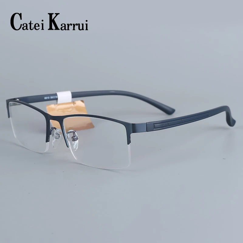 

Catei Karrui Frame Men Eyeglasses Eyewear Titanium Glasses Computer Optical Prescription Reading Clear Eye Lens Spectacle