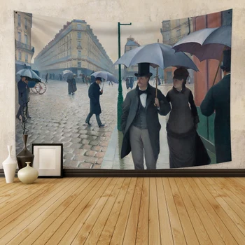 

Laeacco Fashion Tapestry Painting Renaissance Baroque Style Wall Hangings Decor For Bedroom Restaurant Living Room Dorm College