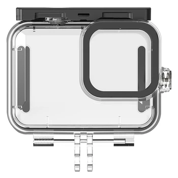 

50M Waterproof Case Underwater Tempered Glass Lens Diving Housing Cover for GoPro Hero 9 Black Camera Accessories
