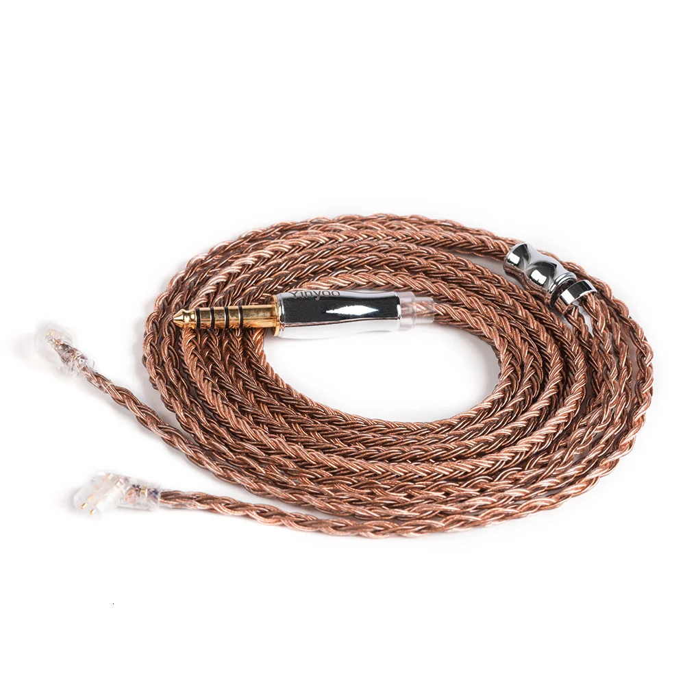 3.5 4.4mm equilibrado cabo com conector mmcx