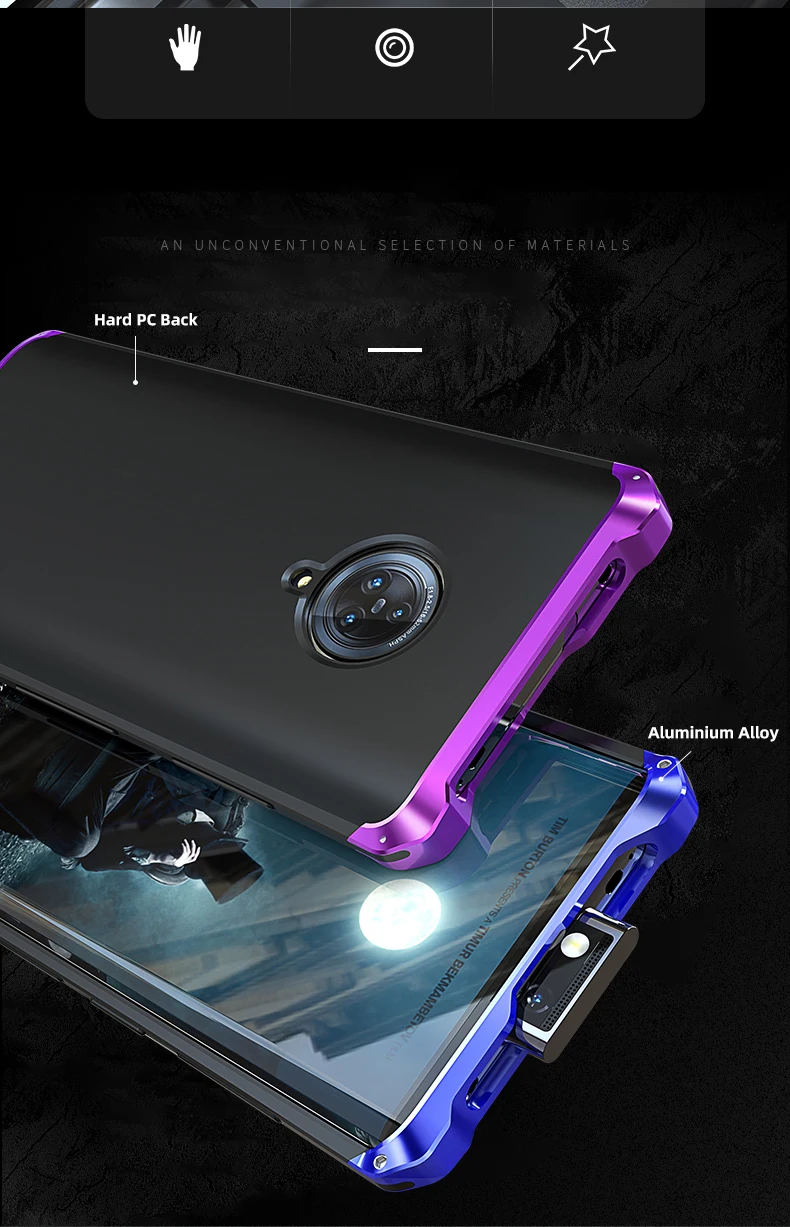 ADKO противоударный армированный Жесткий PC задний Чехол для телефона для Vivo Nex 3 алюминиевая рамка полный защитный чехол для Vivo Nex3