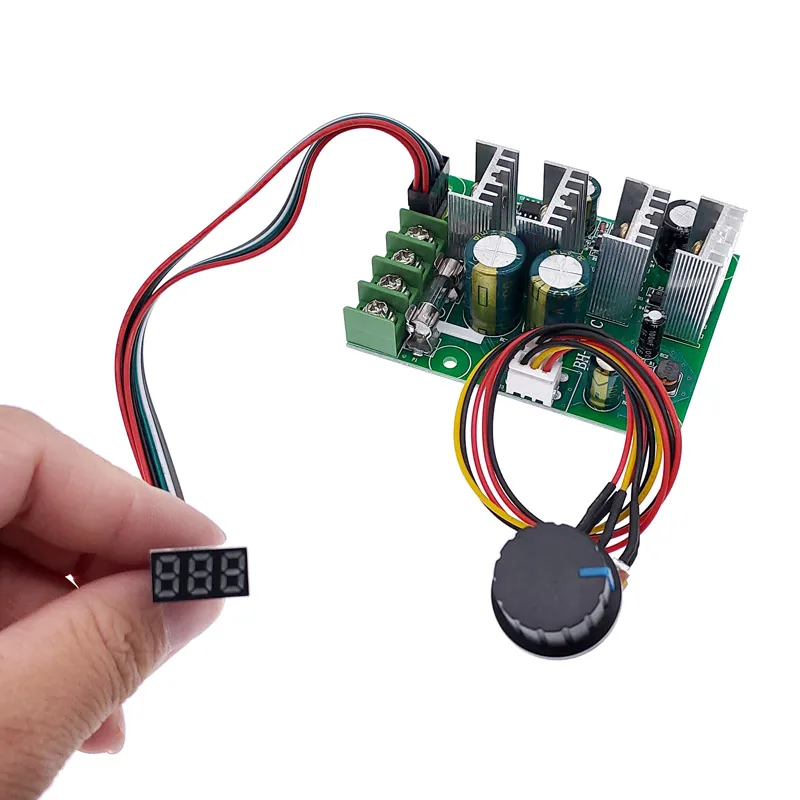 Digital display PWM speed controller 30A DC motor 0~ adjustable drive module Input 12V 24V