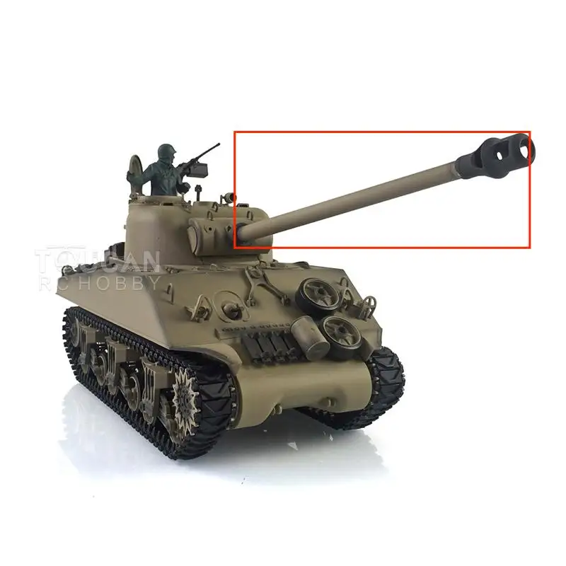 Henglong 1/16 6.0 7.0 USA M4A3 Sherman RC Tank 3898 Model Metal Barrel Part Long Only TH19830-SMT4 | Игрушки и хобби