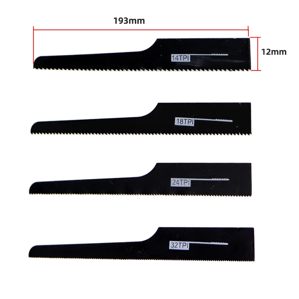 10PCS 14T or 18T or 24T or 32T Reciprocating Saw Blades for Pneumatic File Saw Tool Metal saw blade Wood saw blade