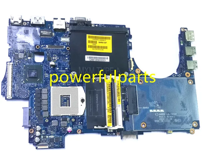 Для dell preccision M4700 материнская плата CN-0RM0C3 QAR00 LA-7931P хорошо работает