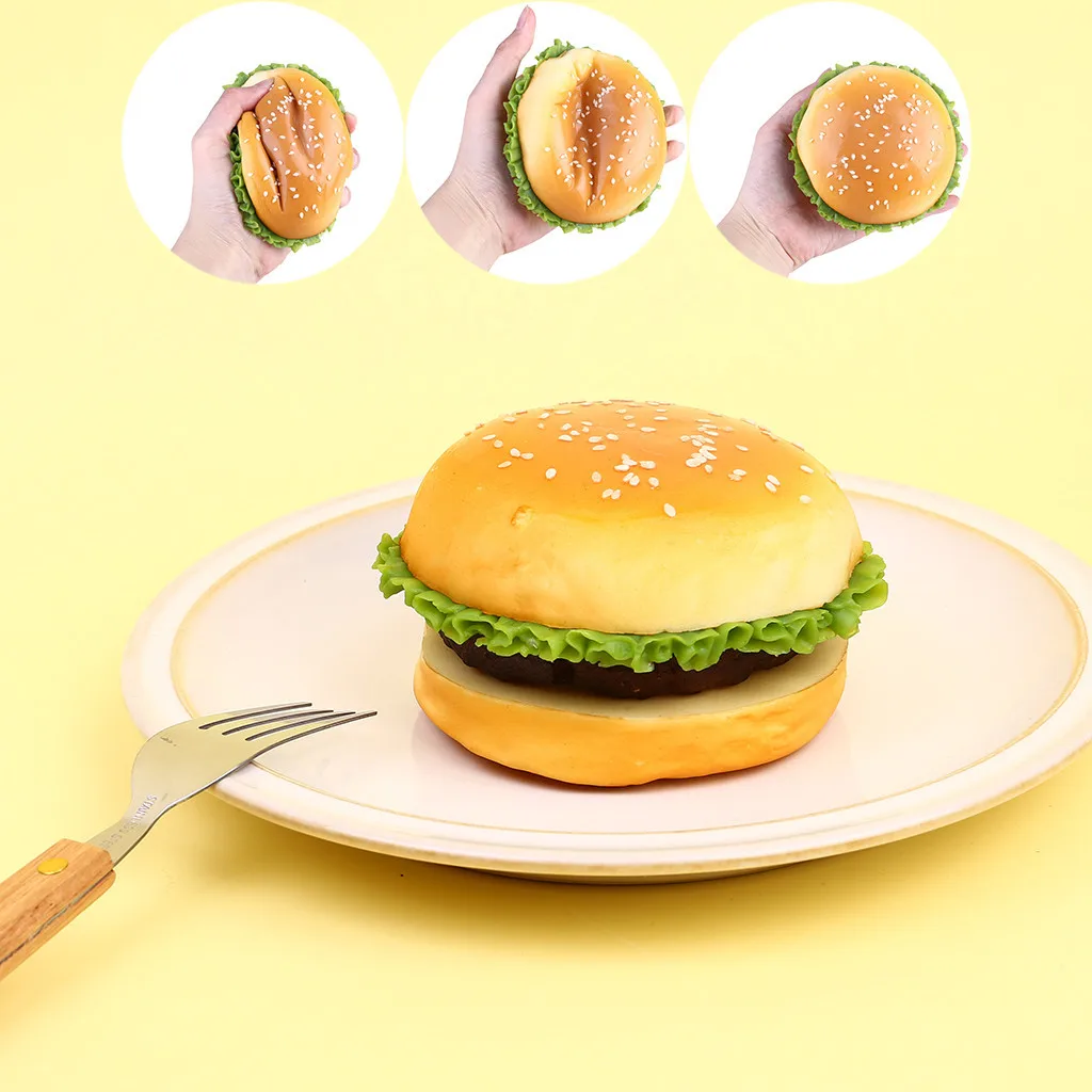 Simulation Burger Slow Rising Collection Stress Reliever Toys Vent decompression toy baby educational toy Pressure relief toy #B