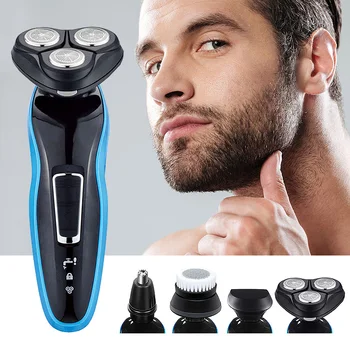 

IXueJie 4 In1 Multifunctional Shaver for Men Electric Razor Rechargeable Professional Beard Trimmer Shaving Machine Waterproof