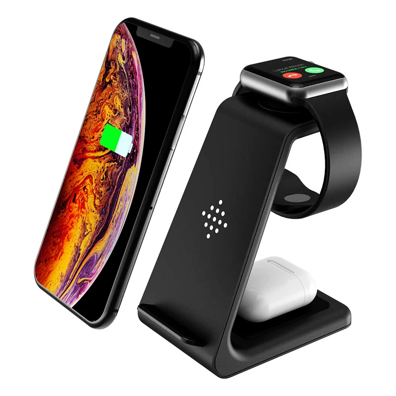 

3 In 1 Wireless Charger For Apple Watch 6/SE/5/4/3/2/1 44mm 40mm 42mm 38mm Iphone Airpods Pro 10W Fast Wireless Charge stand