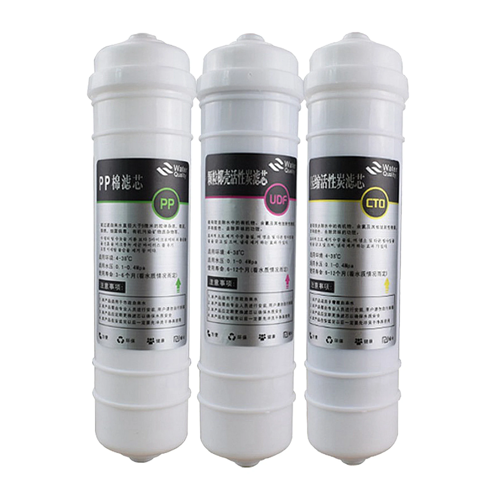 3/5pcs Reverse Osmosis RO Water Filters Replacement Set 10 inch Water Filter Cartridge for DIY Water Purifier