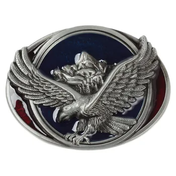 

Eagle/Vulture Pattern Belt Buckle Handmade homemade belt accessories waistband DIY Western cowboy rock style k43